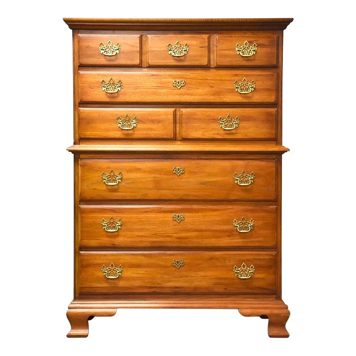 Oak Tall Dresser by Thomasville Chairish