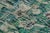 Modern Hand-Knotted Silk Floral Rug Green Blue and Gray Pattern For Sale In New York - Image 6 of 9