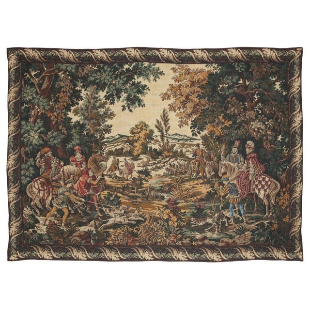 This tapestry is fully lined incorporating a sleeve along the top for hanging with a Hines hanging rod. Alternatively,...