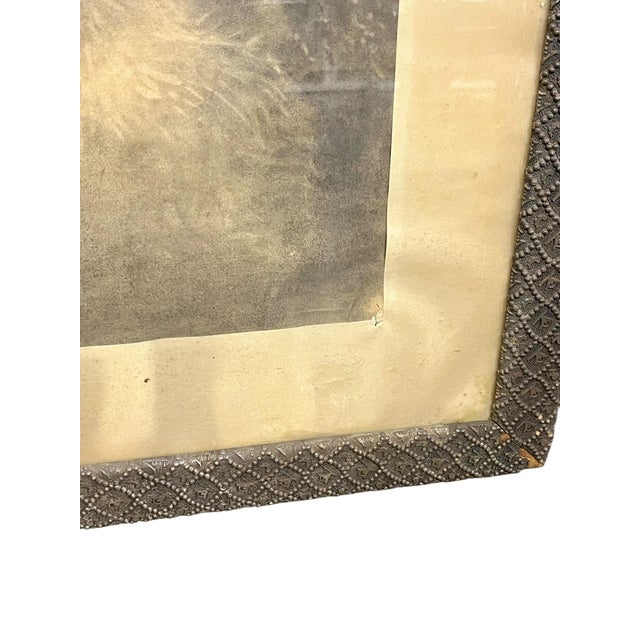 Antique Framed Sepia Engraving of a Blood Hound Dog After a Painting by Sir Edward Landseer For Sale - Image 11 of 18