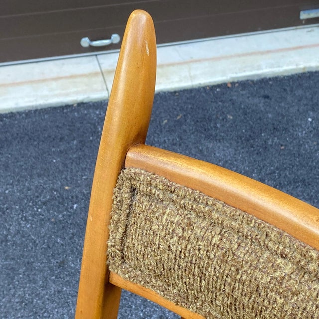 Wood Mid-Century Modern Maple High Back Rocking Chair For Sale - Image 7 of 13