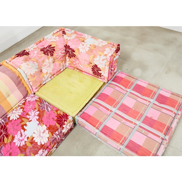 Mah Jong Kenzo Missoni Sectional Sofa Hans Hopfer for Roche Bobois For Sale - Image 13 of 18