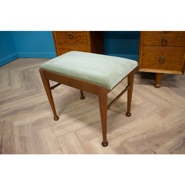 Wood Mid-Century Modern Satinwood Dressing Table by Andrew Milne for Heals, 1950s For Sale - Image 7 of 13