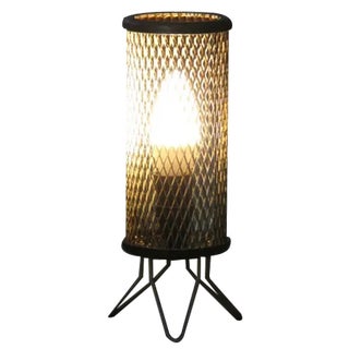 Small Vintage Metal Lamp, 1950s For Sale