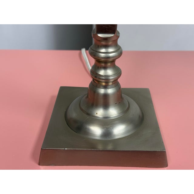 San Francisco Design Center Candlestick Table Lamps, Pair For Sale - Image 11 of 12