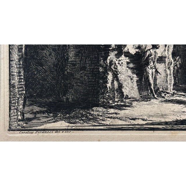 18th Century Giovanni Battista Piranesi, Ruins of a Gallery of Statues in Hadrian's Villa at Tivoli, 1770, Etching For Sale - Image 5 of 11