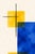 Jonathan Adler Midcentury Modern Abstract Art Print – Blue, Red and Yellow Geometric Design, 16" X 24" For Sale - Image 4 of 8