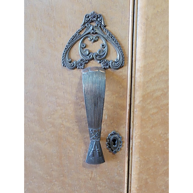 Art Deco Style 2 Door Fitted Wardrobe / Armoire For Sale - Image 11 of 18