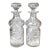 19th Century Cut Glass Spirit Decanters - a Pair For Sale
