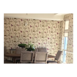 Nina Campbell Birdcage Walk Wallpaper For Sale