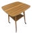 Scandinavian Style Wooden Side Table with Swivel Top, 1950s For Sale