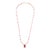 9.8 Carat Ruby Station Necklace For Sale