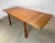 D-Scan Mid Century Danish Modern Style Extendible Teak Dining Table by D-Scan For Sale - Image 4 of 12