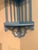 Blue Mid-20th Century Chippendale Style Gingerbread Fretwork Corner Shelf With Distressed Blue Patina For Sale - Image 8 of 10
