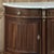 Mid 20th Century Grand French Louis XVI Mahogany Round-Sided Buffet With Carrara Marble For Sale - Image 4 of 18
