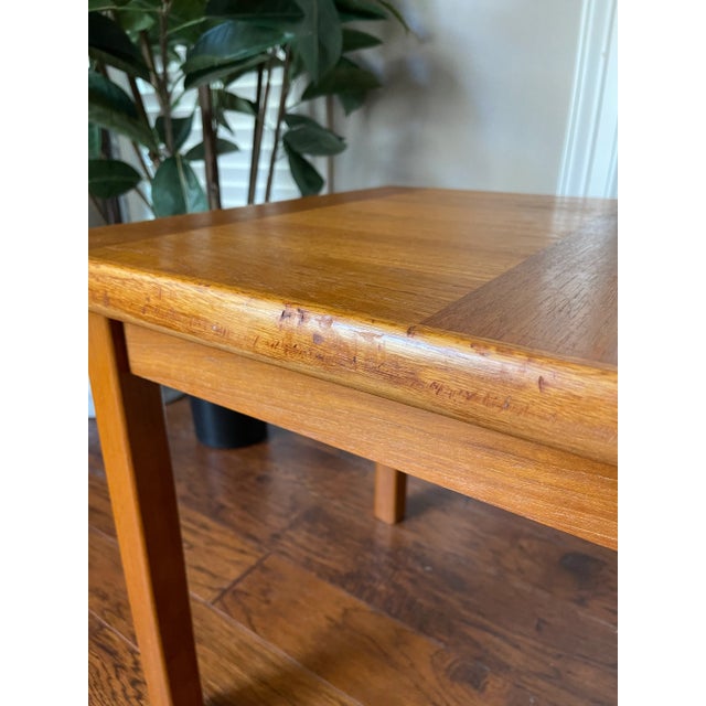 1980s Danish Modern Teak Side Tables by a.b.j. Denmark - a Pair For Sale - Image 11 of 12