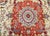 Vintage Persian Tabriz Area Rug, Hand-Knotted Wool & Silk, Floral Pattern, Ivory & Salmon, 5x7 For Sale - Image 13 of 16