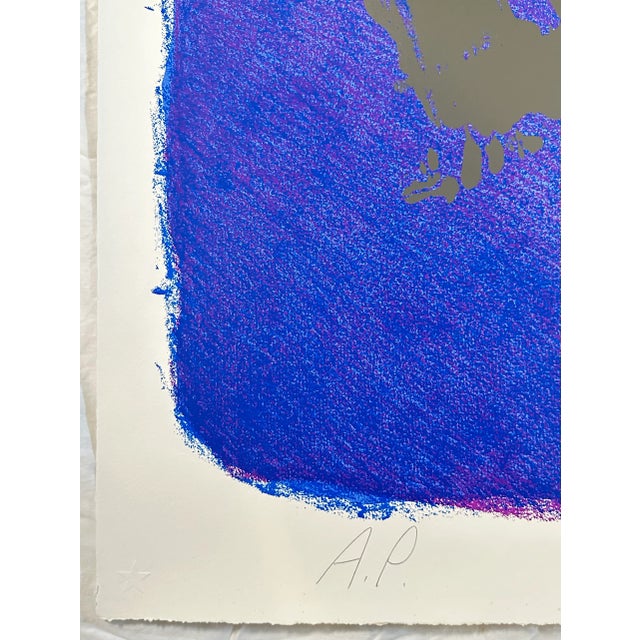 Title: Blue Ranchero Artist: Dan Christensen Year: 1981 Signed and marked "AP" (artist proof) in pencil