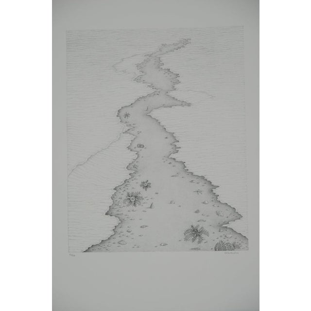 Gochka Charewicz, La plage, Lithograph For Sale - Image 7 of 7