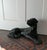 A Black Labrador Puppy, Door Stop A charming piece for all dog lovers, he or she is made in cast iron and in a resting...