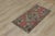 Traditional 1970s Turkish Boho Style Geometric Red Doormat Rug For Sale - Image 3 of 13