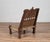 Early 20th Century Antique Indian Rustic Low Seat Wooden Chair with Carved Rosettes and Twine Seat For Sale - Image 5 of 12