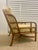 1960s Vintage Bamboo Set of Two Chair and One Ottoman . Ficks Reed Style. For Sale - Image 5 of 12