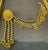 Vintage 22K Gold Drop Earrings with 'Attached' Champasaralu / Ear Chains, 72 GM For Sale - Image 14 of 18