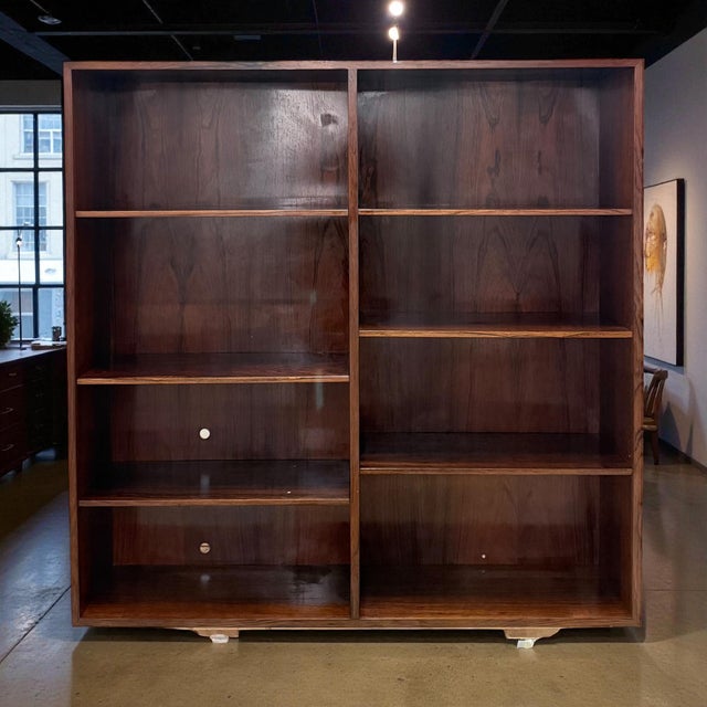 Mid-Century Modern Danish Rosewood Model No. 6 Bookcase from Omann Junior, Denmark, 1960s For Sale - Image 3 of 9