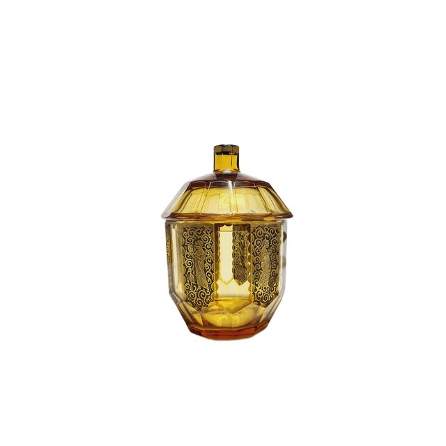 Art Deco Oroplastic Candyer from Moser, Czechoslovakia, 1930s, in Very Good conditions. Designed 1890 to 1919 I have...