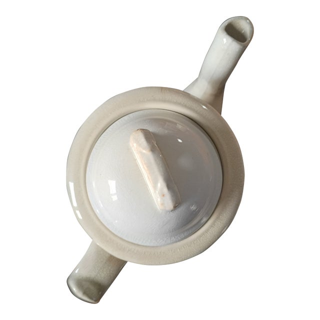 Antique H. Burgess Burslem Stone China Teapot | English Ironstone | c.1864-1892 For Sale