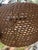 1980s 1980s Wicker Basket Weave Style Hanging Lamp With Double Lights and Chain For Sale - Image 5 of 11