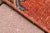 1970s 1970s Turkish Orange Handmade Runner Rug For Sale - Image 5 of 9