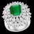 **4 Carat Emerald Cut Colombian Emerald & 5.5 Ct Diamond Ring in Platinum Size 6** A classic ring featuring a stunning 4...