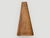 Andrianna Shamaris Impressive Minimalist Carved Long Teak Wood Bench For Sale - Image 4 of 18
