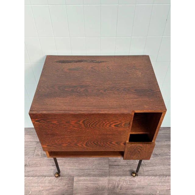 1960s Mobile Cabinet in Wood and Metal, 1960s For Sale - Image 5 of 18