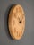 Mid-Century Modern Vintage 1970s Danish Modern Linden Round Wooden Clock For Sale - Image 3 of 7