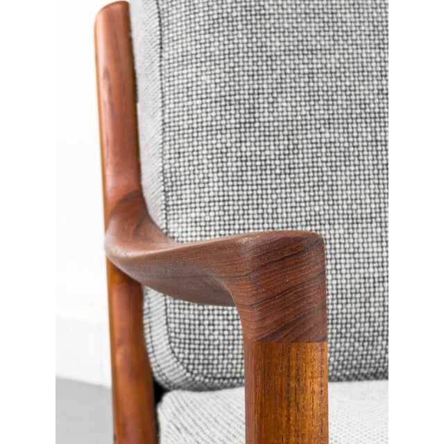 Wood Senator Rocking Chair in Teak by Ole Wanscher for Cado, 1974 For Sale - Image 7 of 18