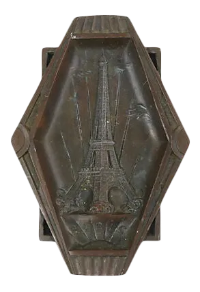 Midcentury Eiffel Tower Souvenir Ashtray