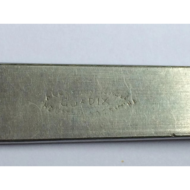 Mid-Century Modern Stainless Steel Baby / Infant Feeding Spoons - Set of Two For Sale - Image 11 of 13