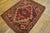Early 20th Century 1900s Red Medallion Antique Turkish Bergama Rug 3'3" X 3'7" Handknotted Wool Carpet For Sale - Image 5 of 5