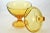 Amber Lidded Pedestal Bowl For Sale - Image 4 of 4