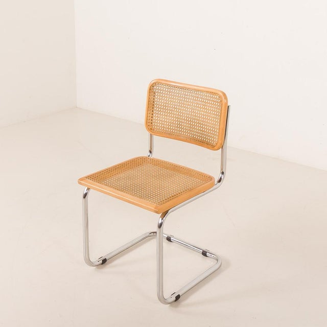 Vintage Italian Cesca Chair from Marcel Breuer, 1980s For Sale - Image 6 of 16