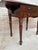Wood Drop-Leaf Side Table With Two Drawers, 1930s For Sale - Image 14 of 15