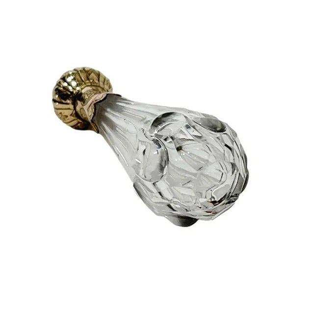 19th Century Dutch Crystal and Gold Perfume Bottle For Sale - Image 5 of 6