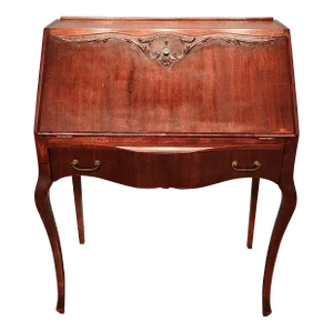 Early 20th Century Antique Mohogany Drop Front Secretaire Writing Desk