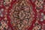 Red Kerman Rug 9’1” X 14’7” Red Wool Vintage Traditional Hand-Knotted Carpet For Sale - Image 8 of 15