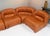Sectional Sofa in Cognac Leather by Rossi Di Albizzate, Italy, 1970s, Set of 5 For Sale - Image 9 of 18