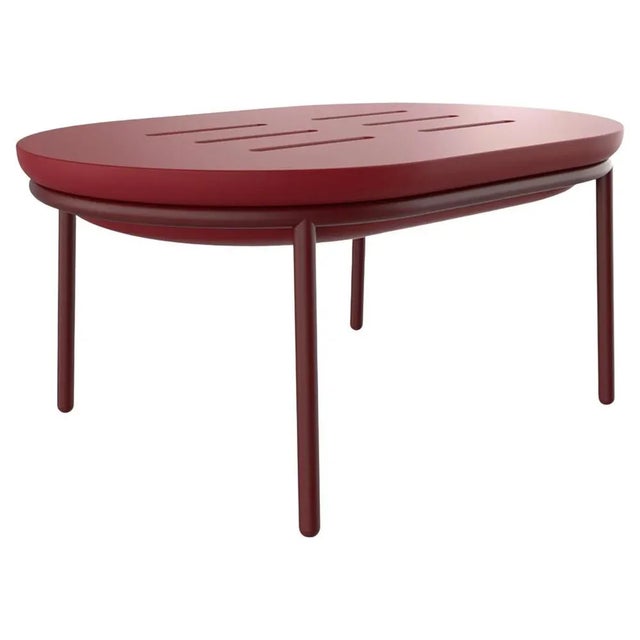 Lace Burgundy 90 Low Table by Mowee For Sale - Image 10 of 10