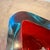 1970s Seguso Space Age Sommerso Red and Blue Murano Glass Bowl For Sale - Image 11 of 12